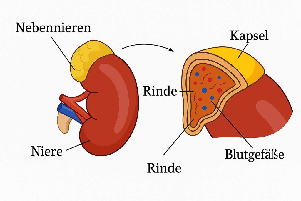 compressed_adrenal_gland_diagram