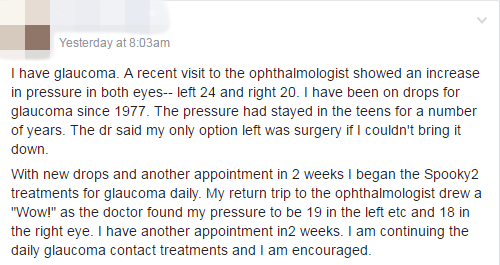 Spooky2 Erfahrungsbericht Glaukom