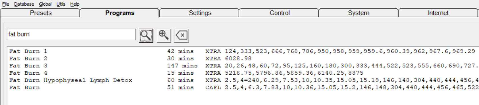 Spooky2 – Fat Burn Programme