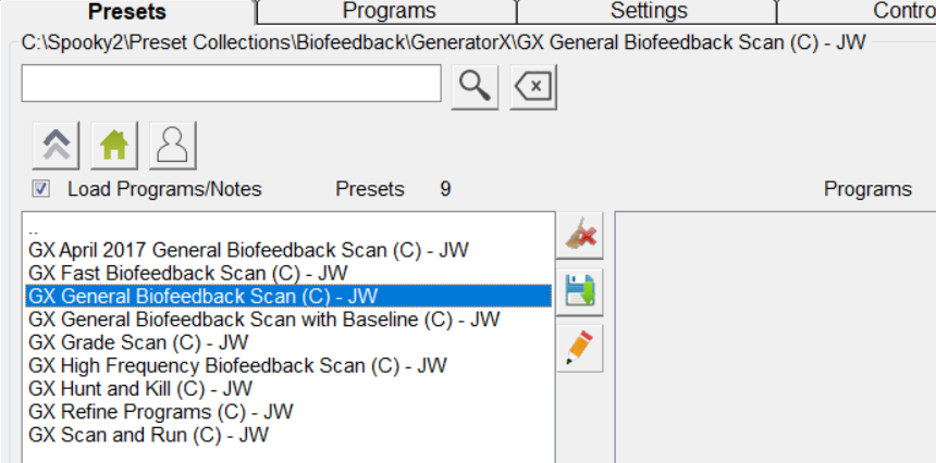 GX General Biofeedback Scan (C) – JW