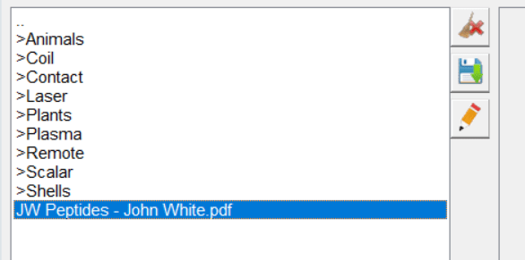Peptid-Programme in der PDF-Datei JW Peptides – John White suchen